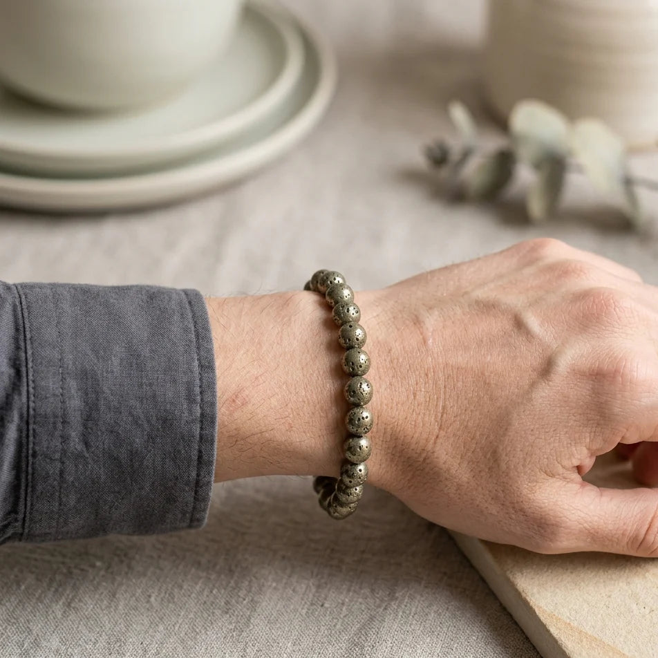 Pyrite Bracelet - For Love, Success & Focus