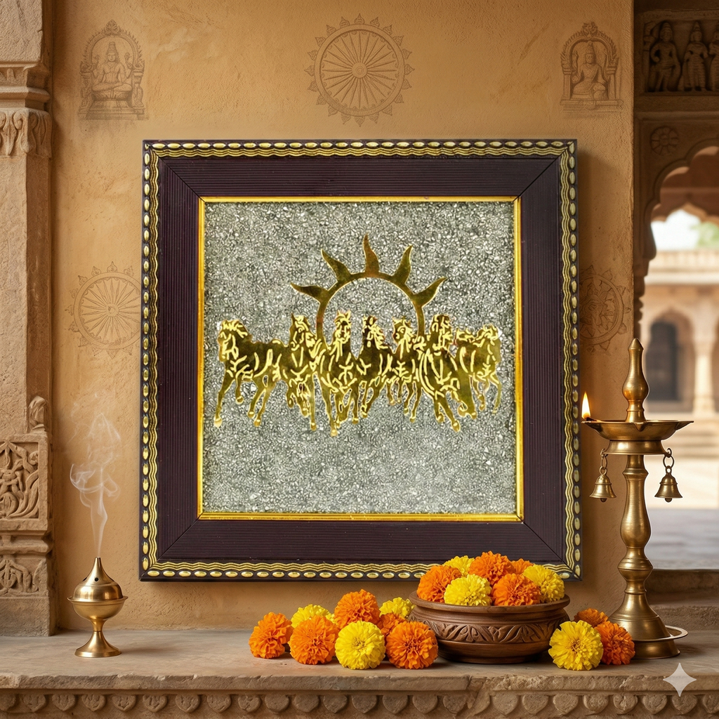 Shubh Samriddhi 7 Horses Frame