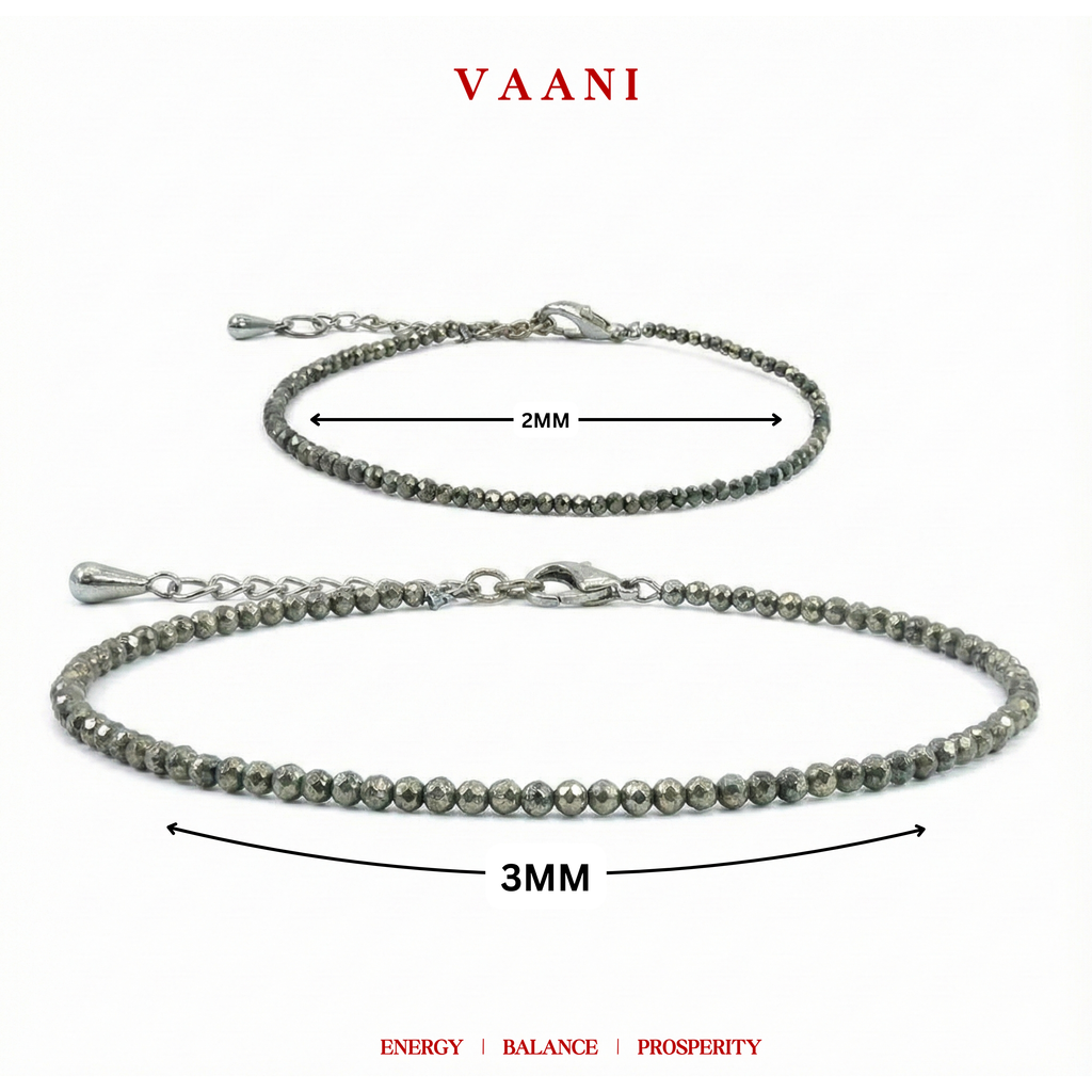 Mahalaxmi Ultimate Pyrite Combo - Pyrite Anklet, Pyrite Cluster, Pyrite Necklace