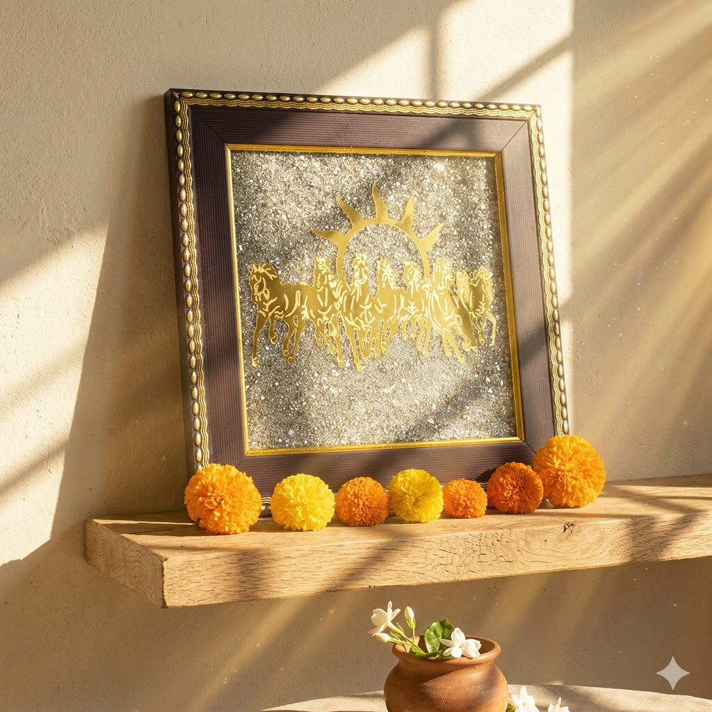 Shubh Samriddhi 7 Horses Frame