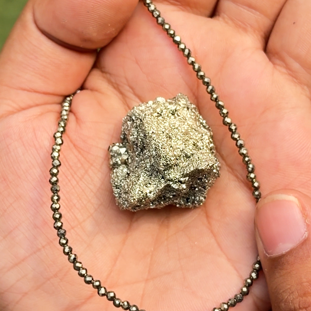 Pyrite Stone - Attracts Wealth, Prosperity, Luck