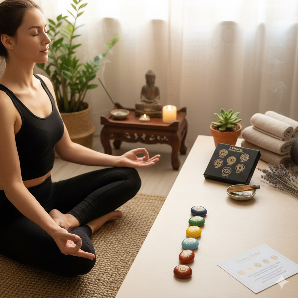 Seven Chakra's Healing Stone Set