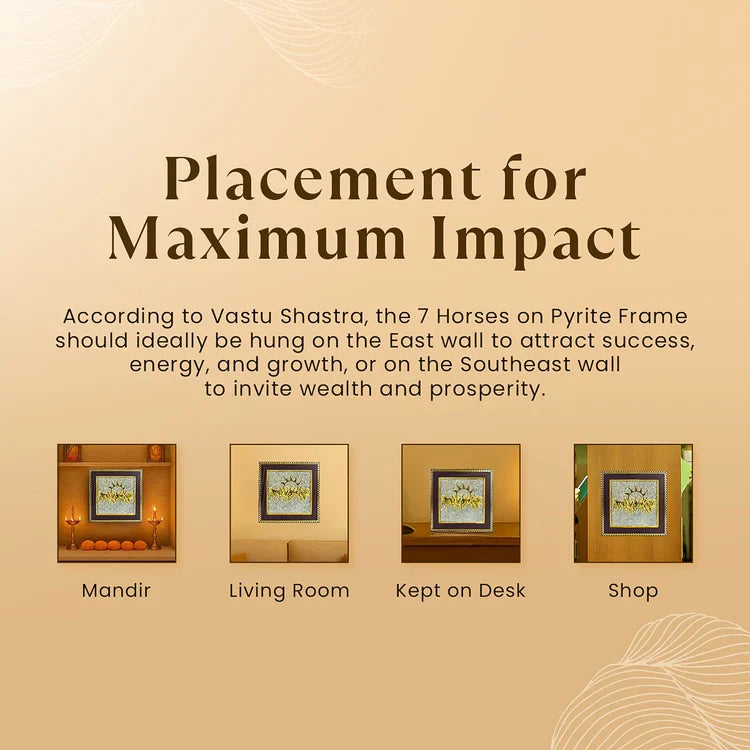 Shubh Samriddhi 7 Horses Frame