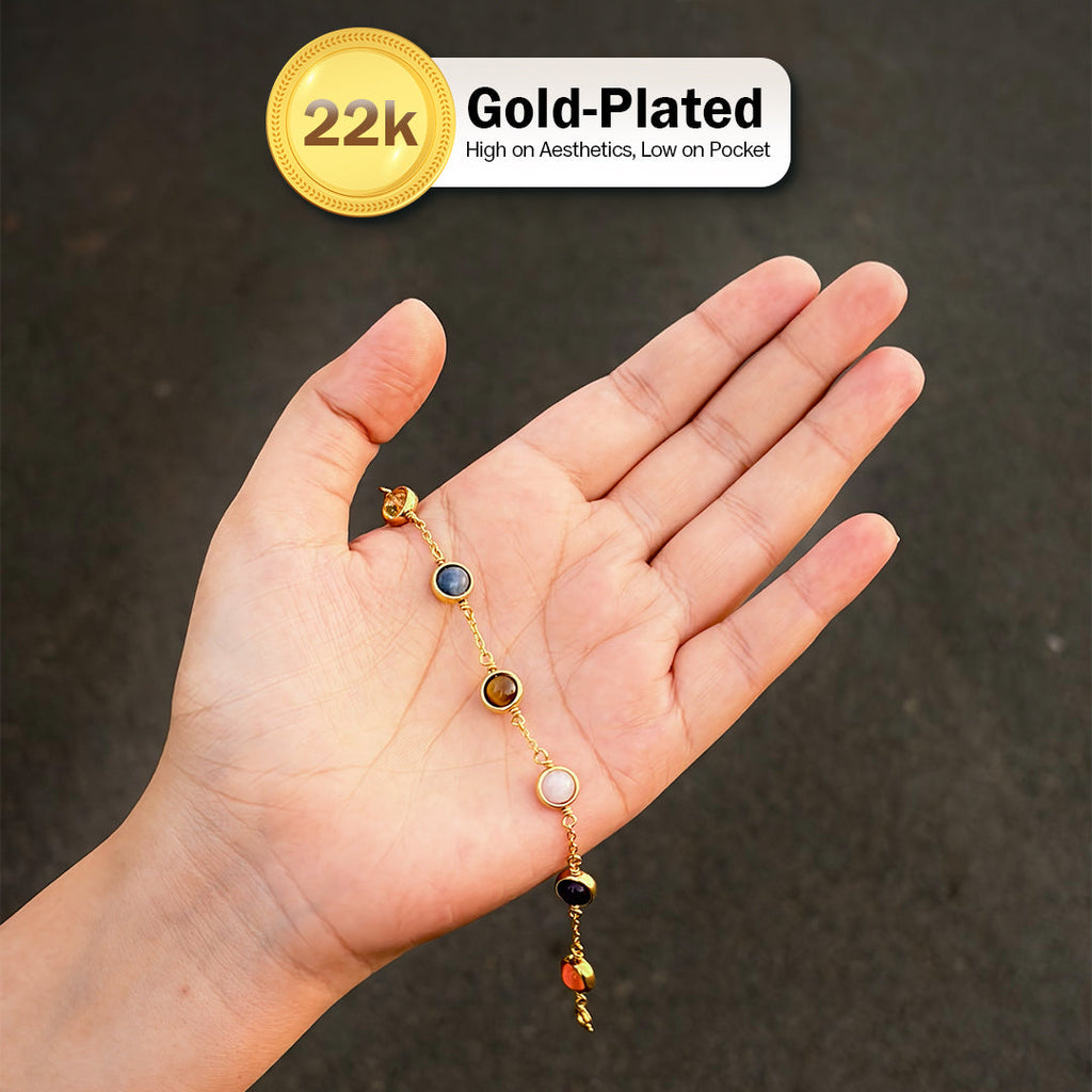 7 Chakra Protection Bracelet |  Luck, Confidence & Wealth ✨