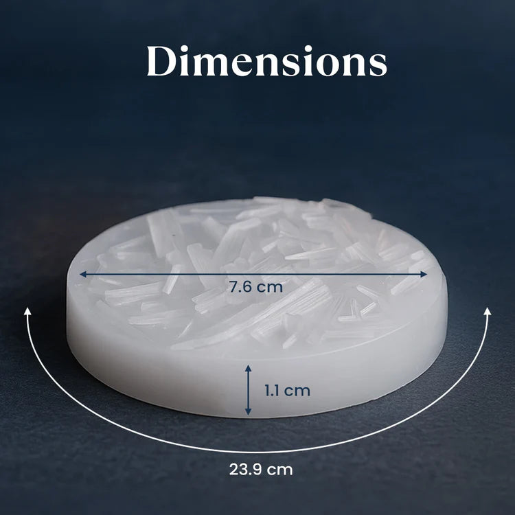 Raw Selenite Plate ( Crystal Charger )