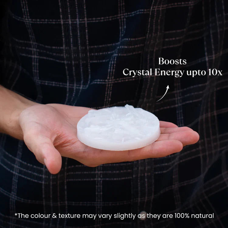Raw Selenite Plate ( Crystal Charger )