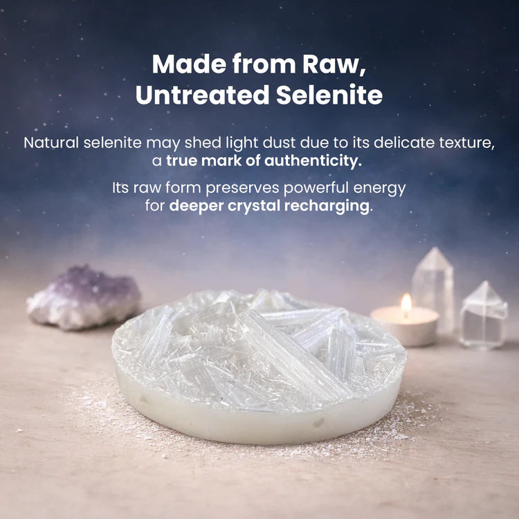 Raw Selenite Plate ( Crystal Charger )