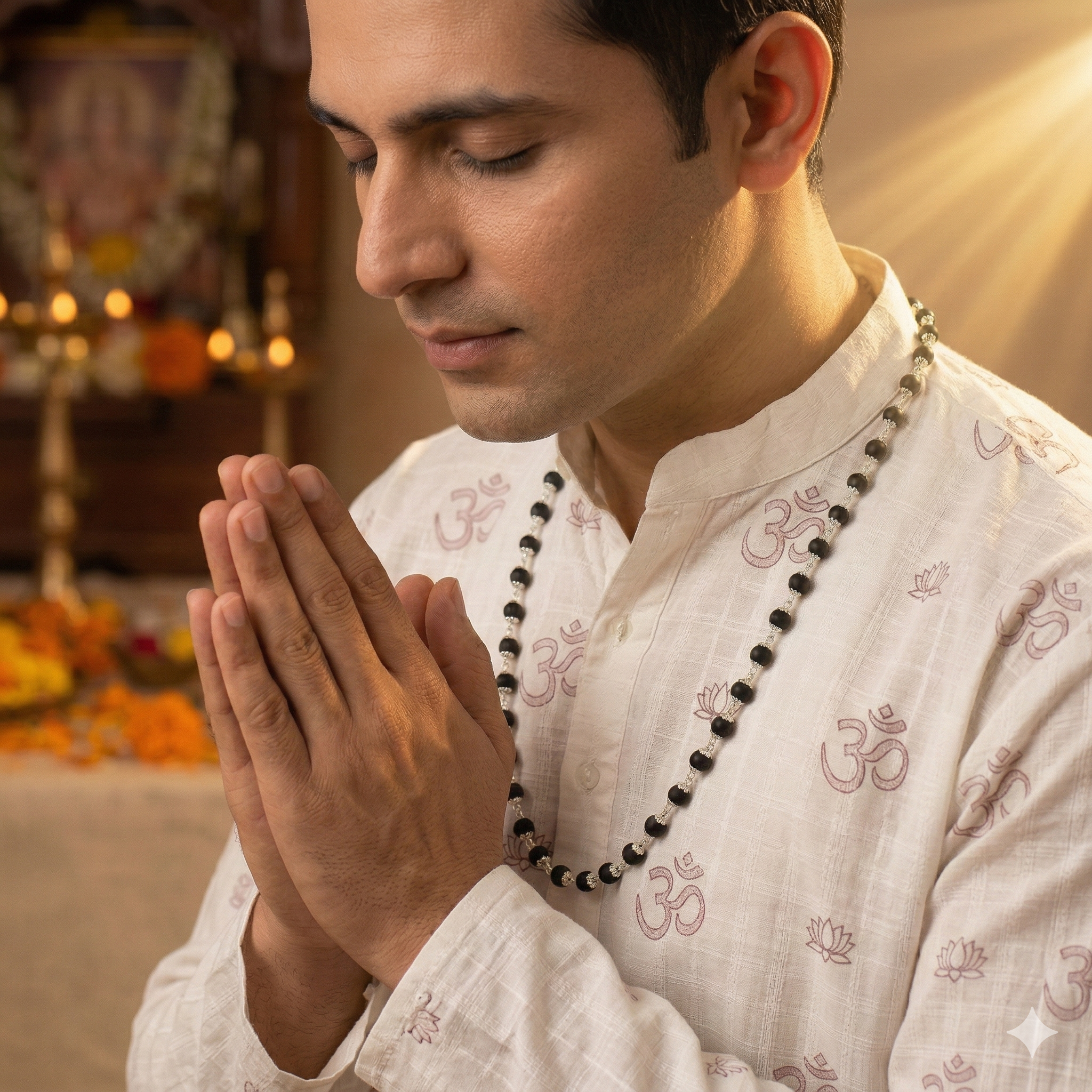 Certified Karungali Mala with "Free Karungali Bracelet"