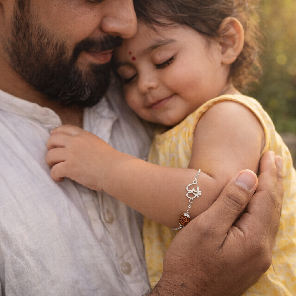 ॐ Rudraksha Bracelet - Kids Edition