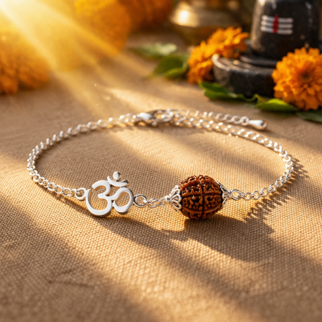 ॐ Rudraksha Bracelet - Kids Edition