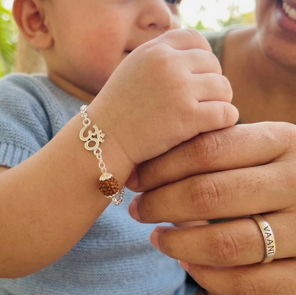 ॐ Rudraksha Bracelet - Kids Edition